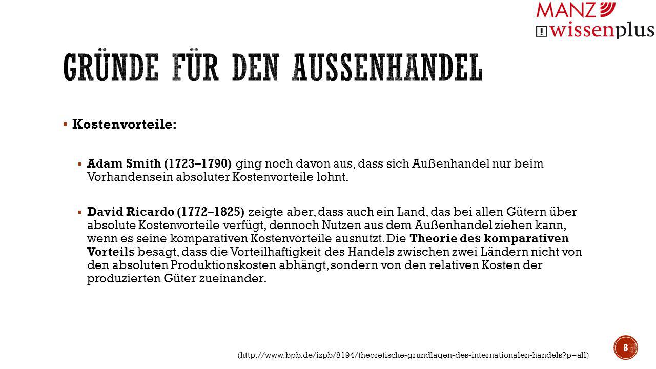 · Internationalen Handel gibt es schon seit Jahrtausenden, wie zum Beispiel zwischen Rom und Ägypten in der Antike. Allerdings waren die Handelsbeziehungen früher wesentlich weniger intensiv, so dass es zu keiner globalisierenden Entwicklung kommen konnte. Dafür war der Transport von Gütern aller Art zu aufwändig und kostspielig. Aus diesem Grund lohnte es sich nur, wirklich /5(16).